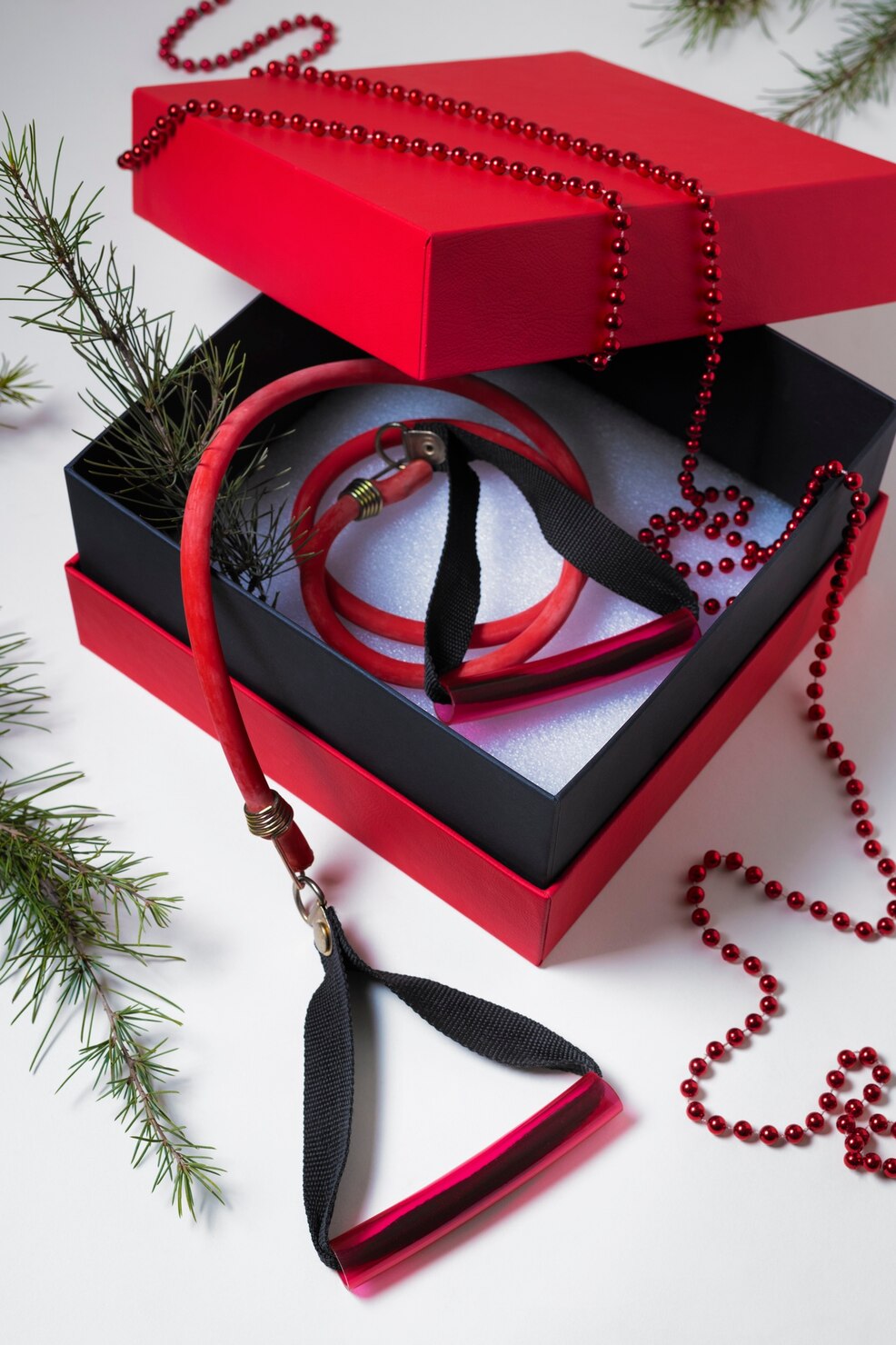 Red Resistance Band Gift Set