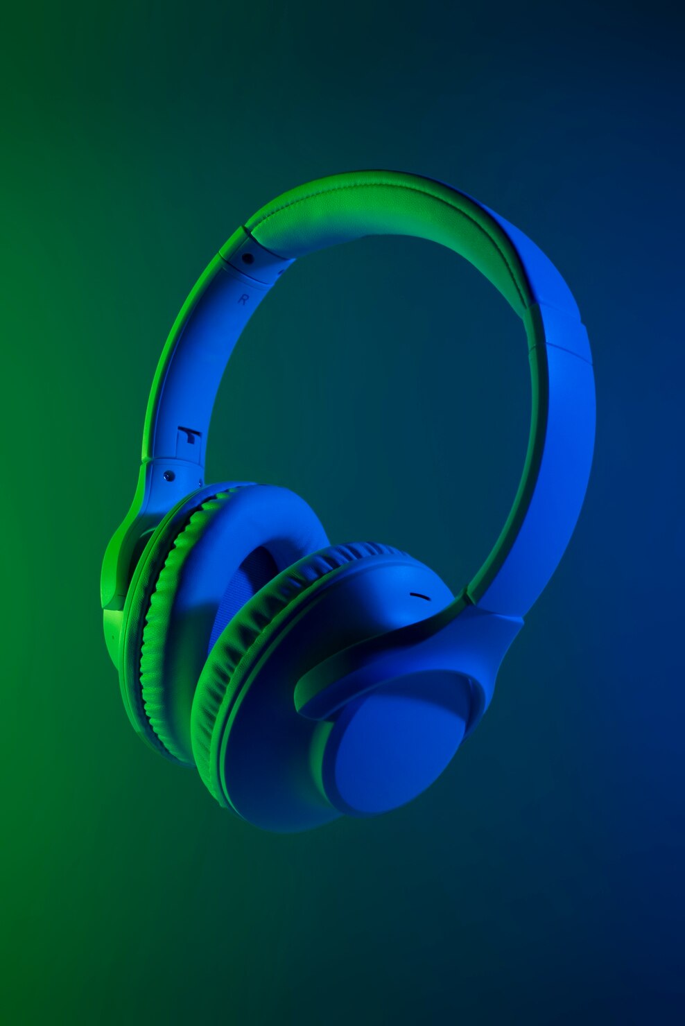 Blue Wireless Headphones